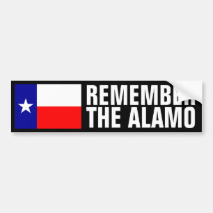 Remember The Alamo Bumper Sticker