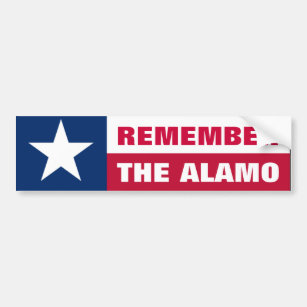 Remember the Alamo Bumper Sticker