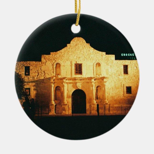 Remember the Alamo Ornament (Front)