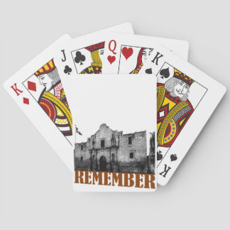Remember the Alamo Poker Cards