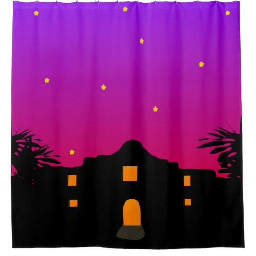 Remember The Alamo Shower Curtain