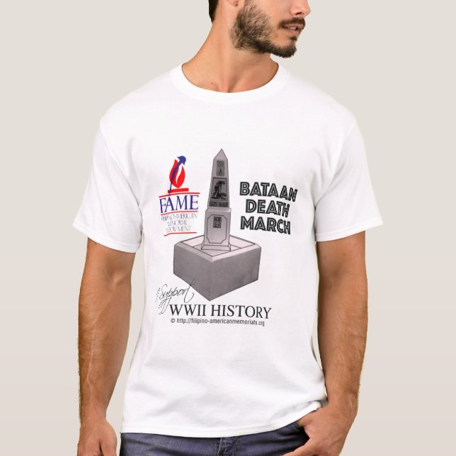 Remember The Bataan Death March T-Shirt (Front)