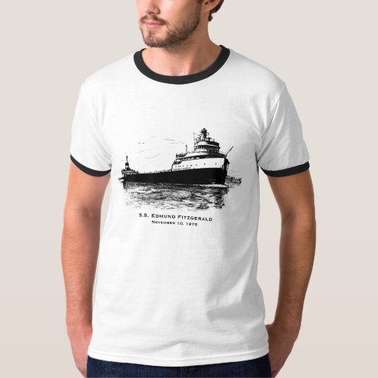 Remember the Crew of the SS Edmund Fitzgerald T-Shirt | Zazzle.com