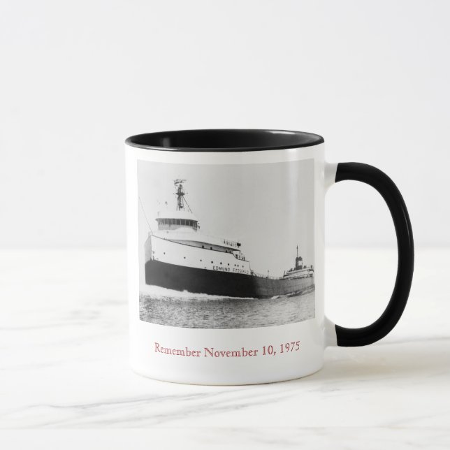Remember: The Edmund Fitzgerald feat. Crew Names Mug (Right)