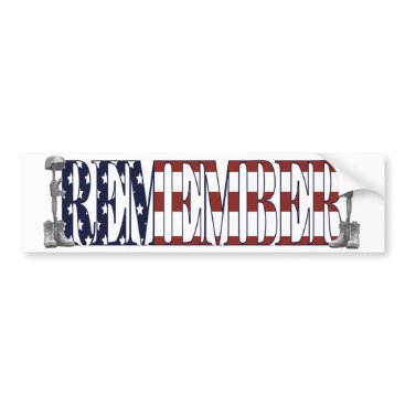 REMEMBER the Fallen Heroes Bumper Sticker REMEMBER the Fallen Heroes Bumper Sticker