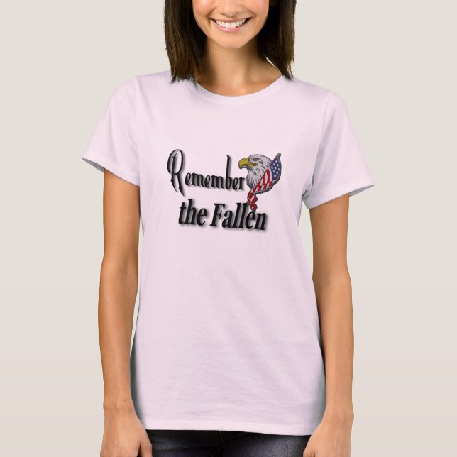 Remember the Fallen Personalized T-Shirt (Front)
