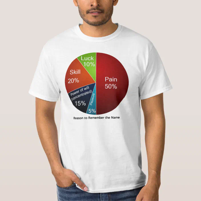 Remember The Name Pie Chart T Shirt Zazzle Com