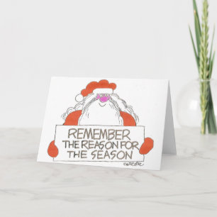 Remember the reason for the season holiday card
