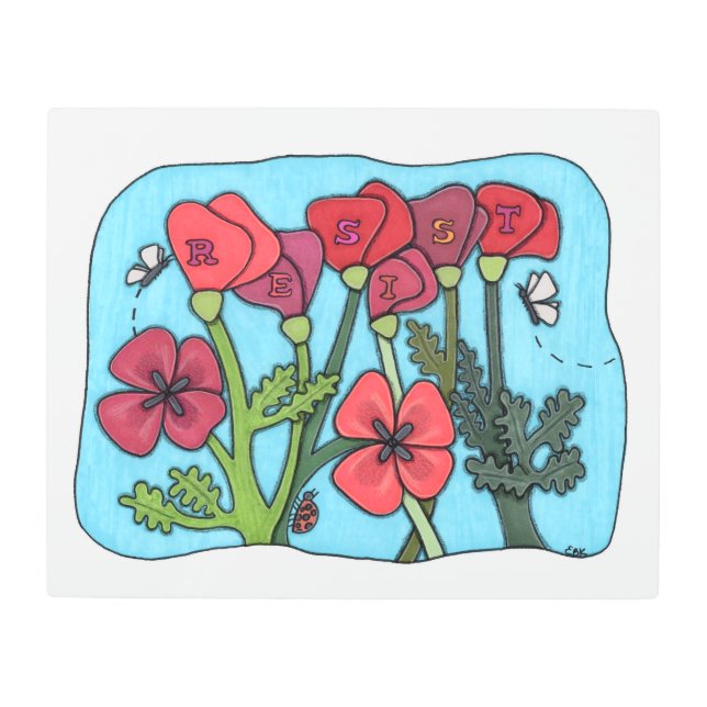 Remember the Resisters Metal Print (Front)