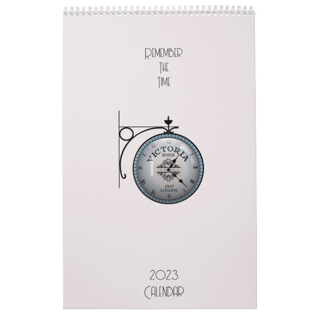 Remember the Time Calendar (Cover)