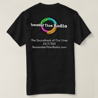 Remember Then Radio Logo Dark Tee