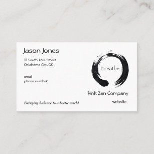 Remember to Breathe! Business Card