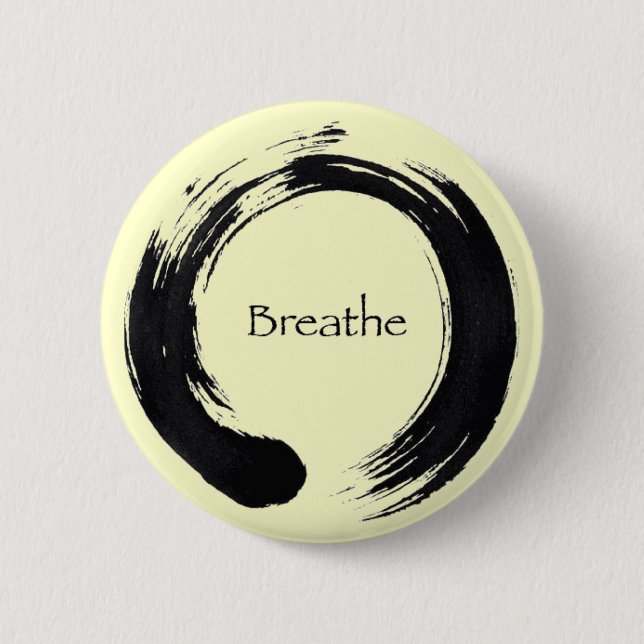 Remember to Breathe! Button (Front)