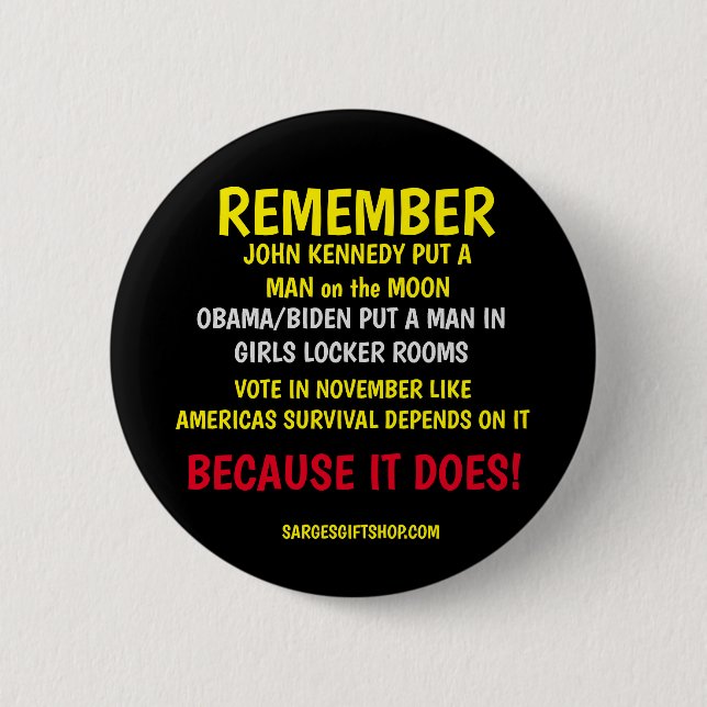 REMEMBER TO VOTE BUTTON (Front)