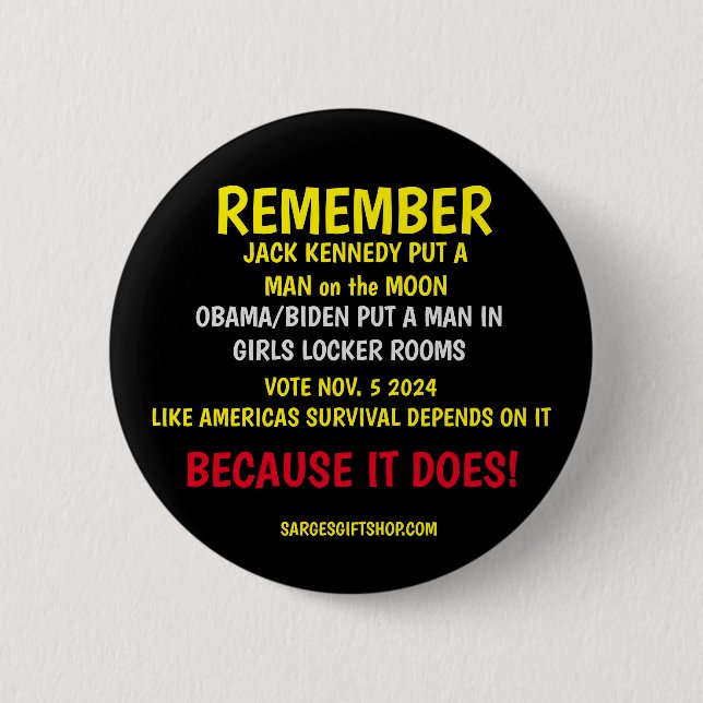 REMEMBER TO VOTE BUTTON (Front)