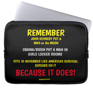 REMEMBER TO VOTE LAPTOP SLEEVE