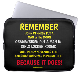 REMEMBER TO VOTE LAPTOP SLEEVE