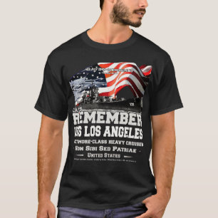 REMEMBER USS Los Angeles CA135 heavy cruiser veter T-Shirt