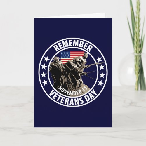 Remember Veterans Day Card