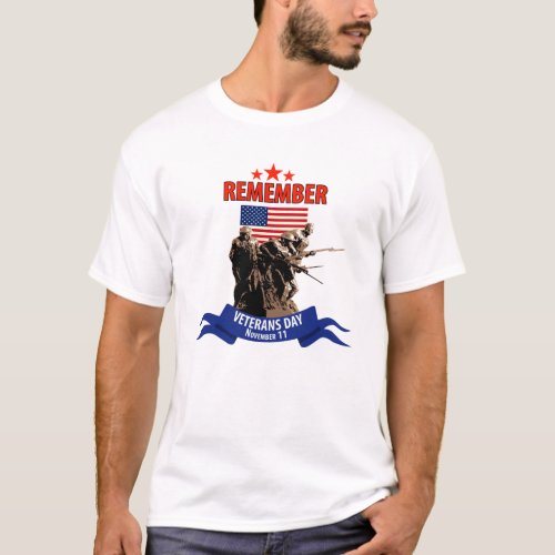 Remember Veterans Day T_Shirt