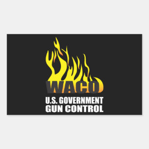 Remember Waco Rectangular Sticker