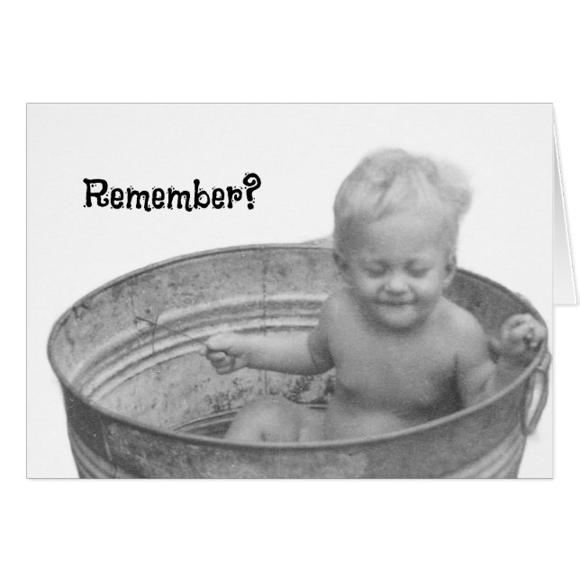 Remember - Washtubs Cards (Front Horizontal)