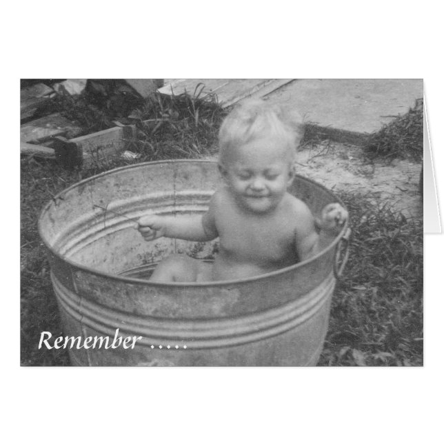 Remember - Washtubs Cards (Front Horizontal)