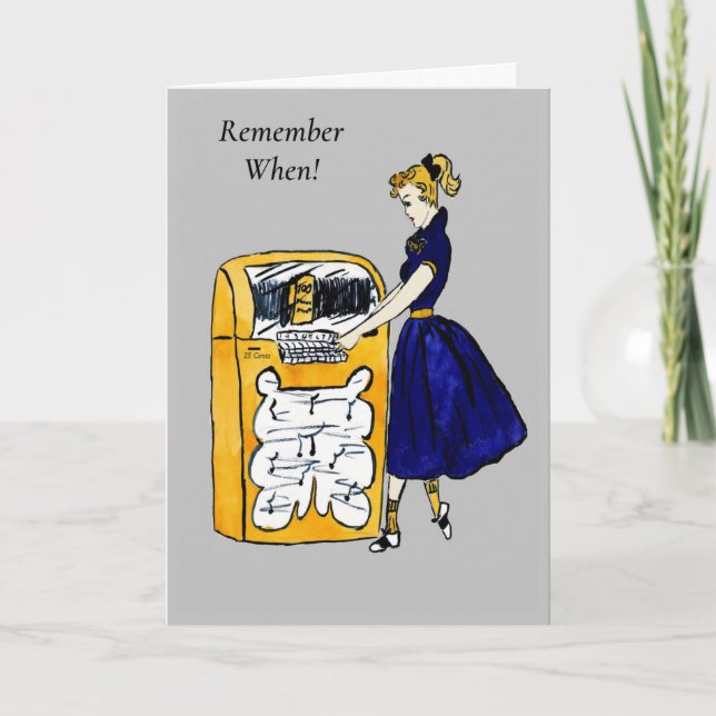 Remember When Card for Senior in Nursing Home (Front)