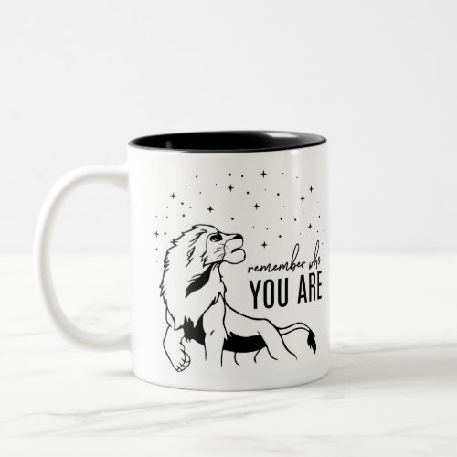 Remember Who You Are _ Lion King Two_Tone Coffee Mug