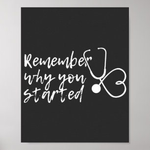 Remember why you started poster