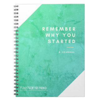 Remember Why You Started Self Reflection Journal