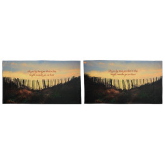 Remember you are loved, Inspirational Quote Pillow Case