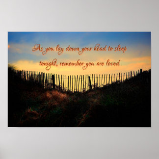 Remember you are loved, Inspirational Quote Poster