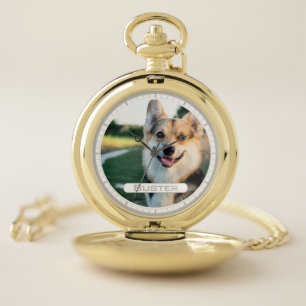 Remember Your Pet with Photo on a Pocket Watch