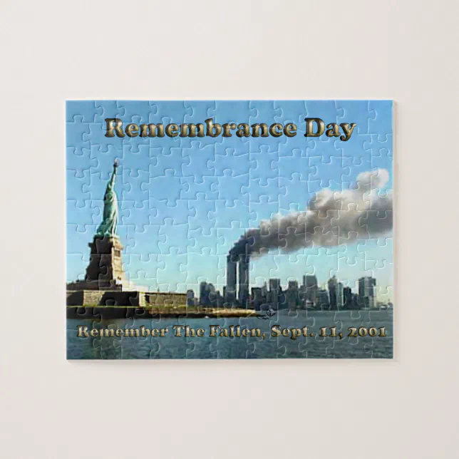 Rememberance Day 911 Sept. 11, 2001 Jigsaw Puzzle | Zazzle