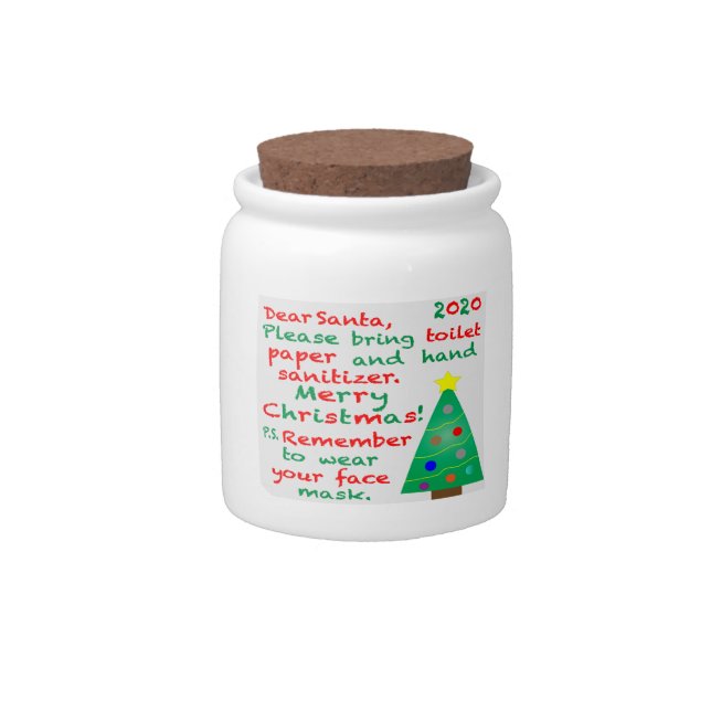 Remembering 2020 candy jar (Front)