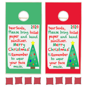 Remembering 2020 Christmas Cornhole Set