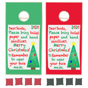 Remembering 2020 Christmas Cornhole Set