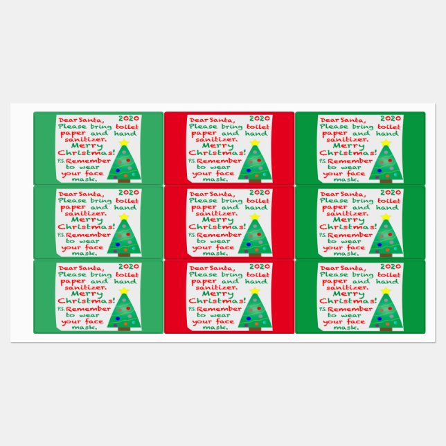 Remembering 2020 Christmas Labels (Sheet)