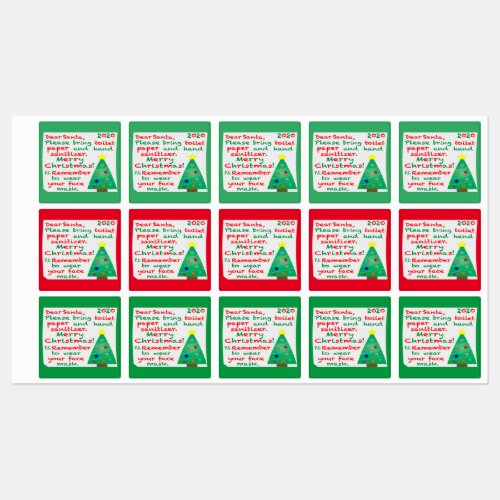 Remembering 2020 Christmas Labels