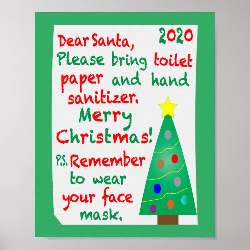 Remembering 2020 Christmas Poster