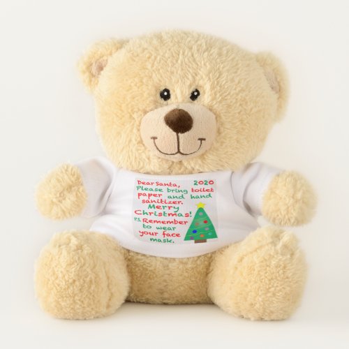 Remembering 2020 Christmas Teddy Bear