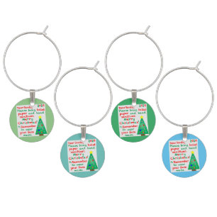 Remembering 2020 Christmas Wine Charm