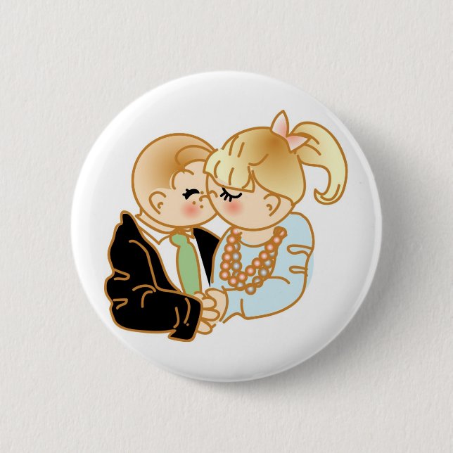 Remembering First Kiss Button (Front)