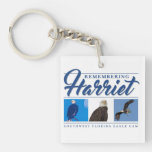 Remembering Harriet- Swfl Eagle Cam Keychain at Zazzle