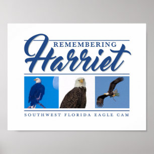 Remembering Harriet SWFL Eagle Cam Wall Poster