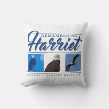Remembering Harriet Throw Pillow by SWFLEagleCam at Zazzle