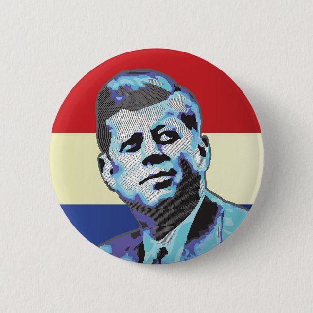 Remembering John F Kennedy Pinback Button (Front)