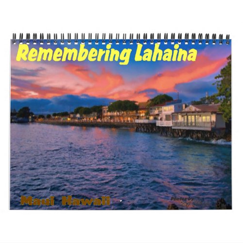 Remembering Lahaina Calendar