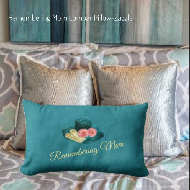 Remembering Mom Lumbar Pillow (Creator Uploaded)